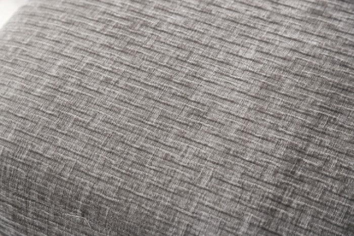 SM1250 2 pc Artesia charcoal grey woven textured fabric 134" large sectional sofa with chaise