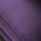 SM2208 2 pc Sisseton purple chenille fabric sofa and love seat set