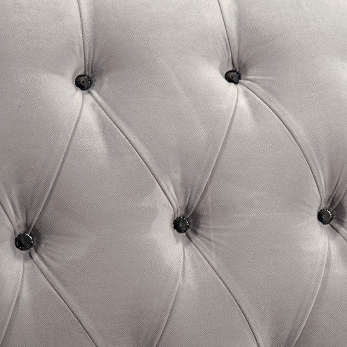 SM2261-PK 2 pc Hokku designs hartmann rotterdam warm gray velvet fabric sectional sofa set with chaise