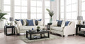 SM2669 2 pc Darby home Co. Nefyn ivory burlap weave fabric sofa and love seat set