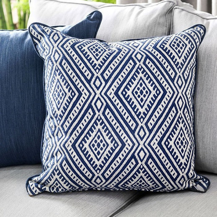 SM2671 2 pc Ornella lighy gray linen like fabric sectional sofa with chaise