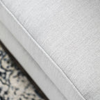 SM2671 2 pc Ornella lighy gray linen like fabric sectional sofa with chaise