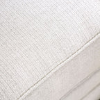 SM2672 2 pc Giovanni beige linen like fabric sofa and love seat set nail head trim