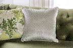 SM2684 2 pc Kaye green chenille fabric sofa and love seat set nail head trim curved back arms