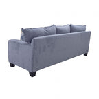 Thame Denim Blue Fabric Sofa and Love Seat Set – SM6099-2PC