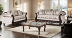 Catalonia Beige Fabric Traditional Sofa and Love Seat Set – SM6451