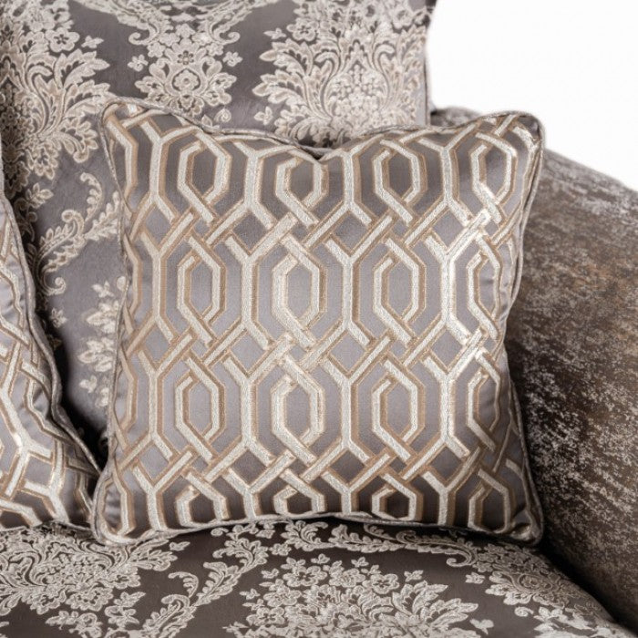 Catalonia Beige Fabric Traditional Sofa and Love Seat Set – SM6451