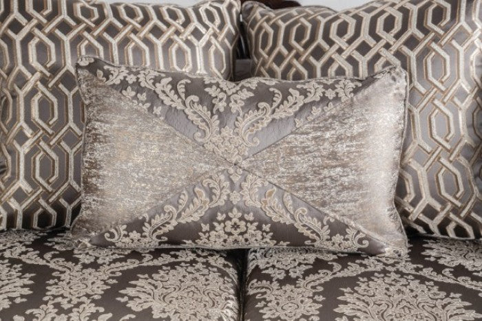 Catalonia Beige Fabric Traditional Sofa and Love Seat Set – SM6451