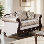 Catalonia Beige Fabric Traditional Sofa and Love Seat Set – SM6451