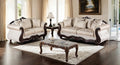 Huelva Beige Fabric Traditional Sofa and Love Seat Set – SM6452