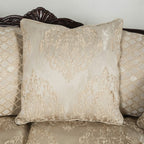 Huelva Beige Fabric Traditional Sofa and Love Seat Set – SM6452
