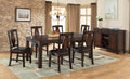 VH-1300-7PC 7 pc Gracie oaks tuscan hills distressed tobacco finish wood dining table set