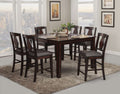 VH-2300-7PC 7 pc Tuscan hills distressed tobacco finish wood counter height dining table set